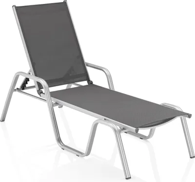 Produktbild von 2er Set Kettler Basic Plus Stapelliege Aluminium/Outdoorgewebe