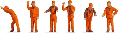 Produktbild von NOCH Rangierpersonal, HO (1:87), Mehrfarbig