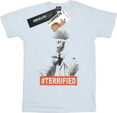 Produktbild von Disney - "The Muppets Beaker Terrified" T-Shirt für Herren BI43578 (3XL) (Weiß)