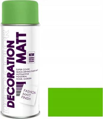 Zdjęcie produktu dla Lakier w sprayu Deco Color, matowy, jasnozielony RAL 6018, 400 ml