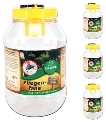 Produktbild von Silence Fliegenfalle: Optimaler Fliegenschutz  für den Außenbereich – 4 Sets