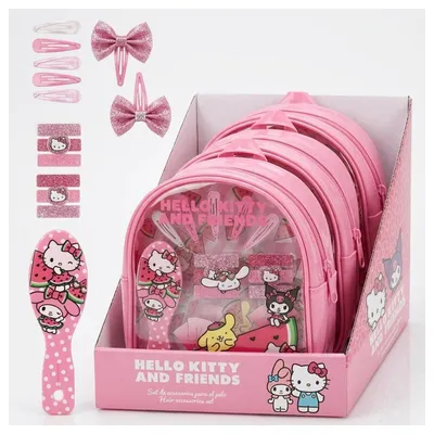 Obrázok produktu pre Sada Hello Kitty – kozmetická sada pre deti, 3 kusy, sada na líčenie