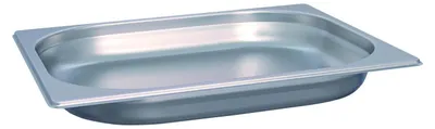 Zdjęcie produktu dla Pojemnik GN 1/2, stal nierdzewna - 325 x 265 x 40 mm - pojemność 2,4 litra