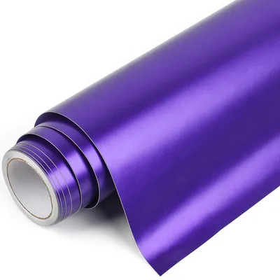 Productafbeelding van Geïoniseerde plotfolie - Zelfklevende vinylfolie voor knutselwerkzaamheden - Paars - 30,5 x 214 cm
