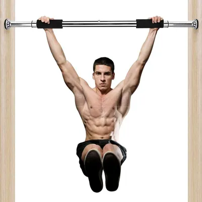 Produktbild von Türreck Klimmzugstange Fitnessstange Türstange - Verstellbar - 60 bis 100 cm - Multifunktional - Für Innenräume