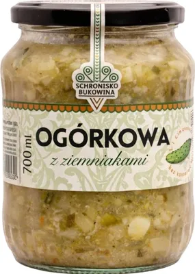 Produktbild von Gurkensuppe mit Kartoffeln 700 ml - Schronisko Bukowina