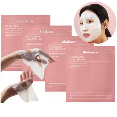 Zdjęcie produktu dla Maska kolagenowa BIODANCE Bio Collagen Real Deep Mask ORYGINALNE 4szt