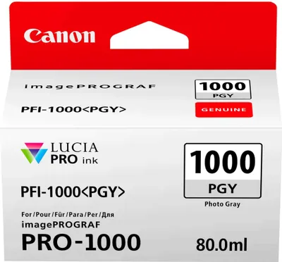 Obrázek produktu pro Canon 0553C001, Šedá fotografická, Inkoust na bázi barvy, 80 ml, 3165 str.
