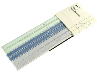 Immagine prodotto di Nike - Fascia per capelli "Flex" (confezione da 6) BS6723 (taglia unica) (argento/blu/salvia)