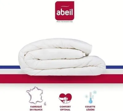 Image de Couette Légère Abeil NUAGE de DOUCEUR, 200x200 cm, Blanc, Cyclafill/Airfill, Microfibre