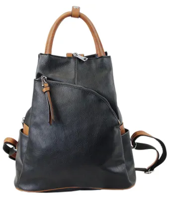 Produktbild von irisaa Damen Rucksack Daypack Tasche Umhänge Tasche Schulrucksack Schultertasche für Frauen und Mädchen