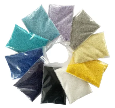 Produktbild von FARBSAND, Decosand Set 0,5mm (Mix 4) 10x100g = 1kg