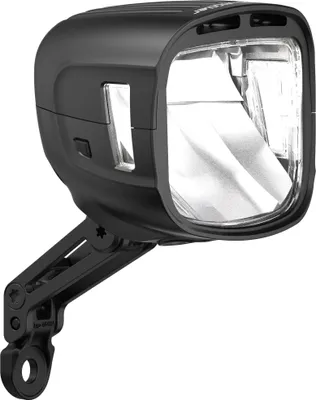 Produktbild von b&m Frontlicht IQ-XL E Highbeam 300 Lux, m.Fernlicht, sw matt, m. Halter