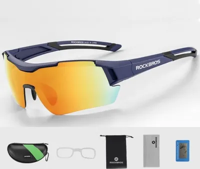 Image de ROCKBROS Lunettes de sport / cyclisme polarisées UV400 (10118) bleu