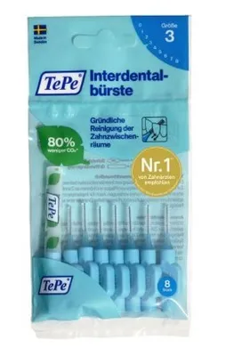 Immagine prodotto di Scovolini interdentali normali 0,6 mm blu 8 pz