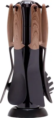 Produktbild von Besteck Und Küchengeschirr Auf Einem Ständer, 7-Teilig, Kamille