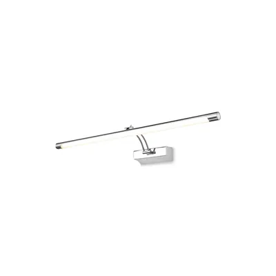 Image de Applique LED, métal, chrome, L 72 cm