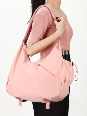 Immagine prodotto di INF Borsa a Spalla Multifunzione in Poliestere per Yoga e Sport - Rosa