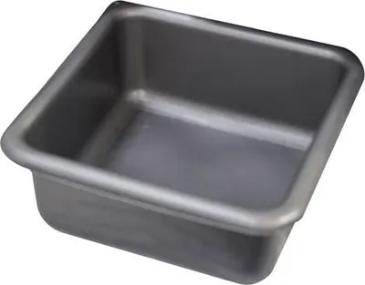 Immagine prodotto di Vaschetta quadrata 32 cm 8,5 l argento – alluminio e plastica
