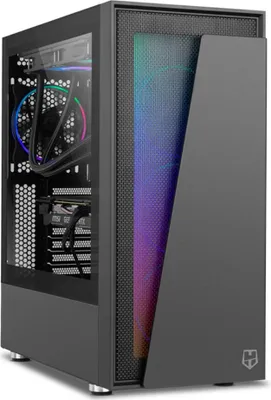 Productafbeelding van ATX Semi-Tower Computer, NOX Hummer Blaster, LED RGB, zwart