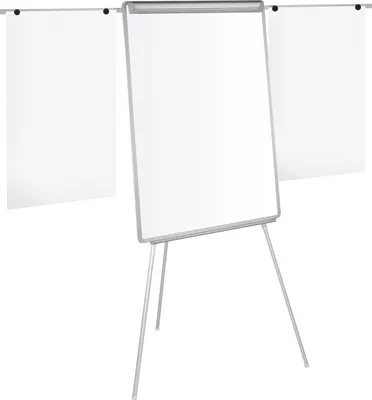 Produktbild von Bi-office Flipchart EA2306046 Dreibein magnetisch 70x102cm grau