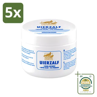 Productafbeelding van 5 x Goldline Euterzalf - Beschermende crème - 250 ml - Voorraadverpakking - 5 stuks