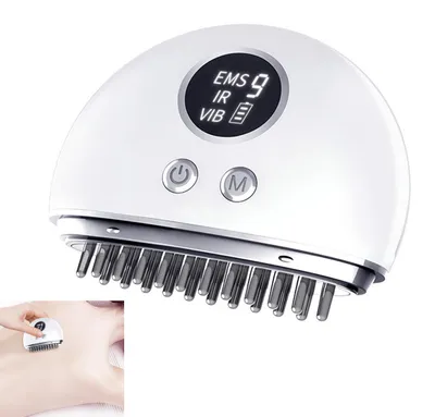 Produktbild von Lymphatische Gesichtsbürste Elektrisch – Gesichtsmassagegerät mit 9 Vibrationsstufen und Mikrostrom, Lymphdrainage, Reduzierung von Schwellungen