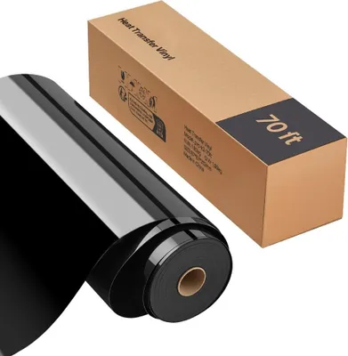 Produktbild von Wärmeübertragungs-Vinylfolie 304.8x21336mm - Transferfolie in Vinylrolle Format für Heißpresse Anwendungen