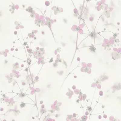 Produktbild von Profhome 387264-GU Blumen Tapete Floral matt rosa weiß grau 5,33 m2