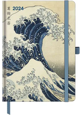 Produktbild von Hokusai 2024 - Buchkalender - Taschenkalender - Kunstkalender - 16x22