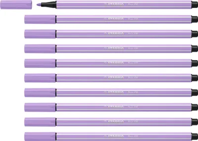 Zdjęcie produktu dla STABILO Pen 68, 1 kol., Liliowy, Końcówka pociskowa, 1 mm, Liliowy, Sześciokątny