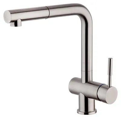 Immagine prodotto di Miscelatore monocomando per la cucina, in acciaio inossidabile, con doccetta estraibile, design moderno