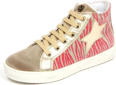 Produktbild von H3712 sneaker bimba girl NATURINO KATE kids vintage effect shoes beige/platinum