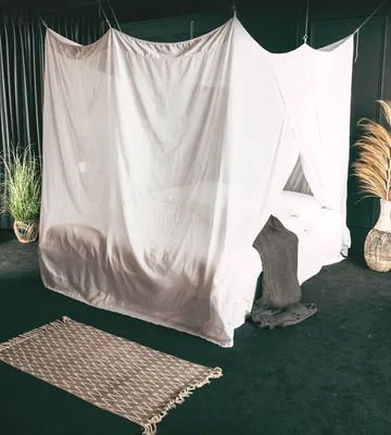 Immagine prodotto di Deconet Zanzariera in cotone - Classic Med L - L210 x L160cm BIANCO - 2 pz.