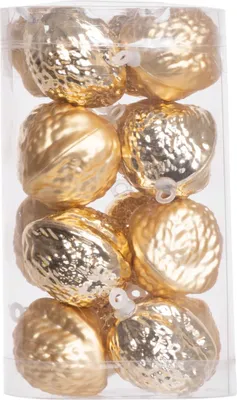 Obrázek produktu pro MagicHome vánoční dekorace, 16 kusů, ořechy, na vánoční stromek, 3 cm