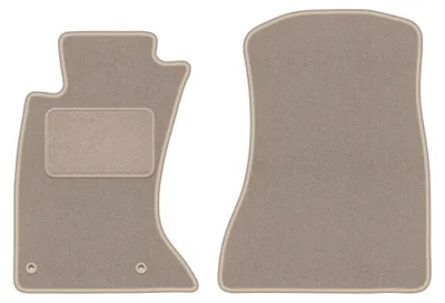 Productafbeelding van Velours voormatten voor Lexus IS II 4WD 2005-2013 (sedan) – 2-delig, beige, op maat – Wielganizator LUX