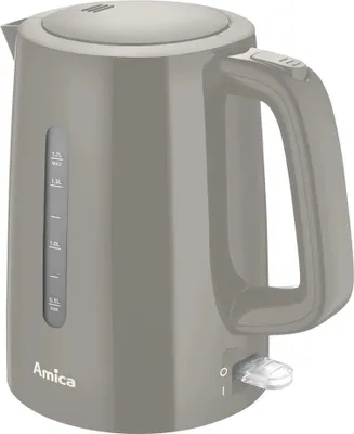Obrázek produktu pro Amica KF1013, 1,7 l, 2200 W, Šedá, Plast, Zabezpečení proti přehřátí, Bezkabelový