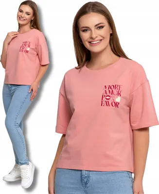 Produktbild von Moraj - T-Shirt Rosa - Baumwollshirt Größe  XXL - Damenbekleidung - Kurzarmshirt