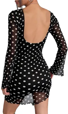 Immagine prodotto di Solidchoice - Mini gonna da donna con maniche lunghe