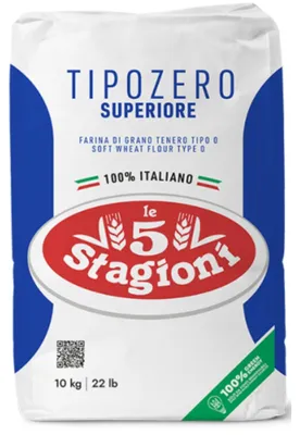 Image de Farine de blé type 0 supérieure, 10 kg - Le 5 Stagioni