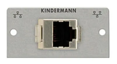 Immagine prodotto di Cat5 (RJ45) scambiatore di genere/accoppiamento di transizione Bu/Bu KINDERMANN 7444000523, 50x25mm
