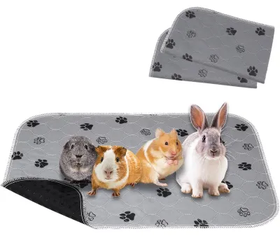Image de Lot de 2 tapis de protection pour animaux - Imperméables et lavables - 60 x 40 cm