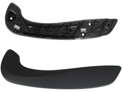 Image de Renault Mégane III 2008-2016 : poignée de porte intérieure NOIR MAT, avant droite