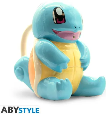 Produktbild von Pokémon Teekanne Schildkröte, Modell ABYTAB133, Keramik, buntes Design, Sammlerstück