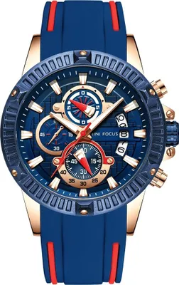 Produktbild von Mini Focus Uhr – Blau für Herren | Modisch & Elegant KP14329