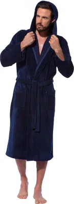 Imagen del producto de Bata ligera con capucha para hombre, marca Silecomplaza
