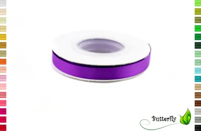 satinband 10mm 9mm 12mm doppelseitig doppelsatinband dunkel lila purpur violett rotlila dunkellila