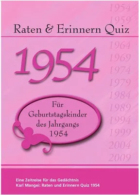 Obrázok produktu pre Kvíz "Raten & Erinnern" z roku 1954