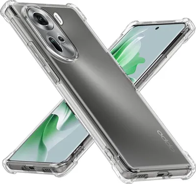 Produktbild von Hülle für Oppo Reno11 Weich Transparent Handyhülle mit Verstärkte Ecken Bumper Schutzhülle