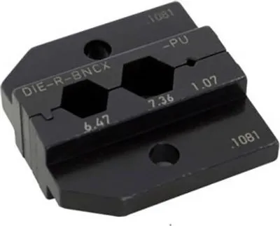 Produktbild von Neutrik DIE-R-BNCX-PU Matrize Schwarz 1 St
